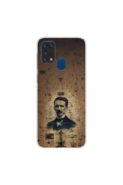 PPKin Samsung Galaxy M31 Compatible Scientist 4 Design Transparent Case