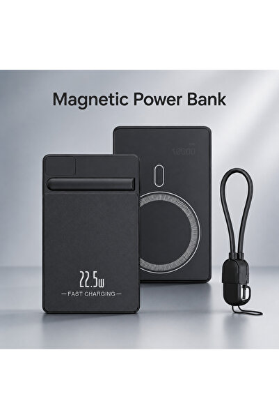 Bleco Wireless power bank with a capacity of 10,000 mAh. Features a magnetic ...