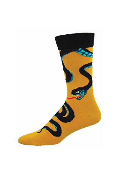 OEM Socksmith Ζευγάρι Ανδρικές Κάλτσες Slither Me Timbers Χρυσό 41-46 (MNC245...