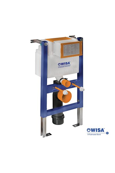 Wisa SHORT 78 362-2926 Καζανάκι Εντοιχιζόμενο Πλαστικό Ορθογώνιο Χαμηλής Πίεσης