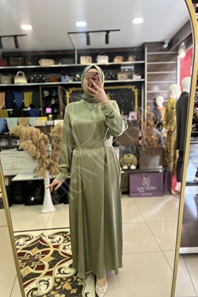 Nuss Waist-Tie Silk Dress