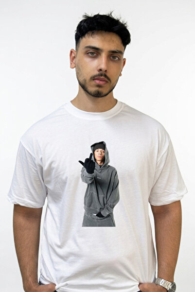 Anetos Streetwear Μπλουζάκι με σχέδιο Middlefinger, εμπριμέ, σε μεγάλο μέγεθο...