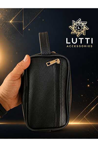 Lutti Artificial Leather 3-Piece Economical Shaving and Sports Handbag