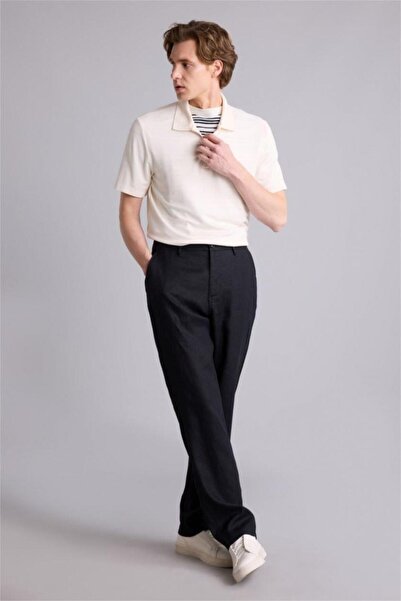DeFacto Relax Fit Linen Trousers (26 Sm)