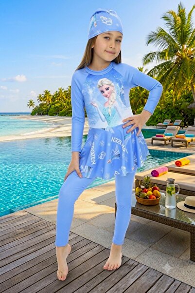 DeKuBaby Cute Character Patterned, Skirt Detailed, Long Leggings, Boneli Girl...