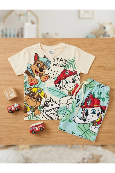 mgd kalitenin adresi New Season Boys' Cartoon Character Shorts Set