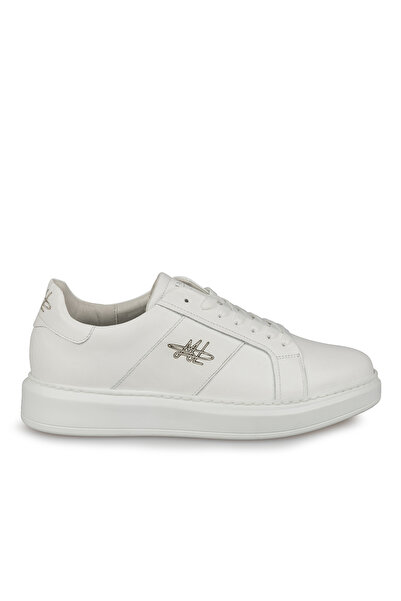 Mario Lavalle , pantofi casual bărbați model 102, piele naturală, Alb