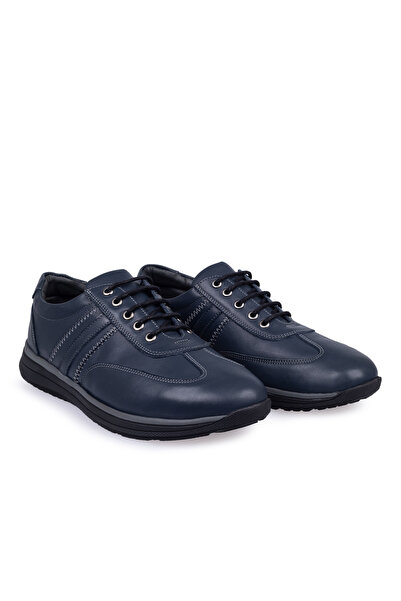 Mario Lavalle , pantofi casual bărbați model 057, piele naturală, Albastru
