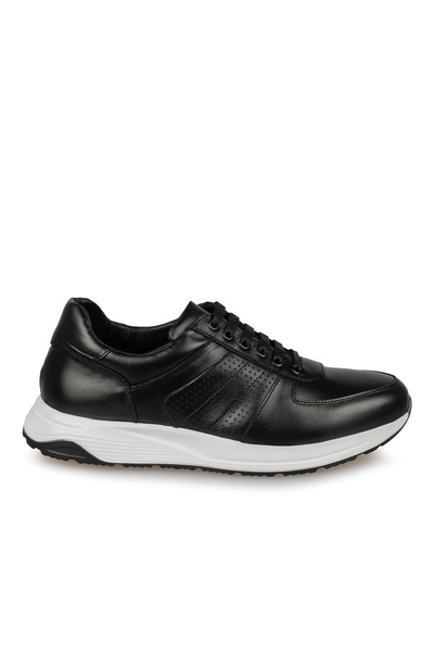 Mario Lavalle , pantofi casual bărbați model 104, piele naturală, Negrutalpaalba