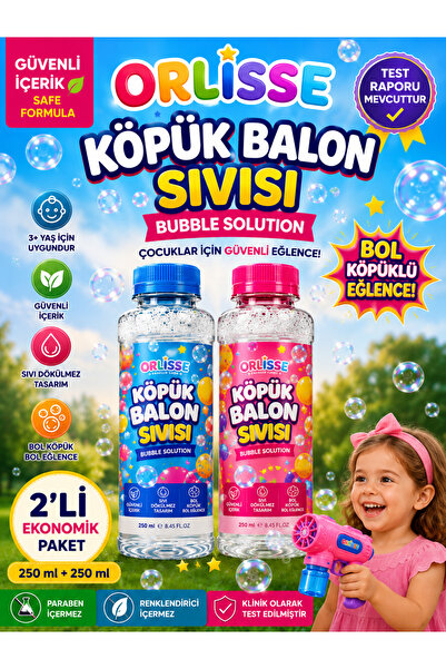 orlisse beauty cosmetic Orlisse Köpük Balon Sıvısı 250 ml x 2 | Tüm Köpük Tab...