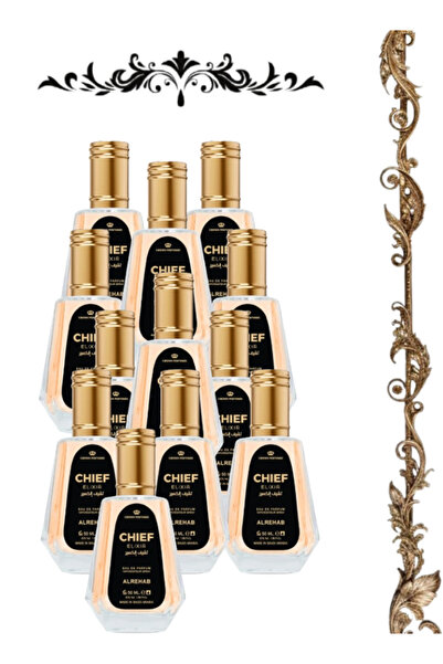ALREHAB 12 Pieces Chief Elixir Perfume 50ML