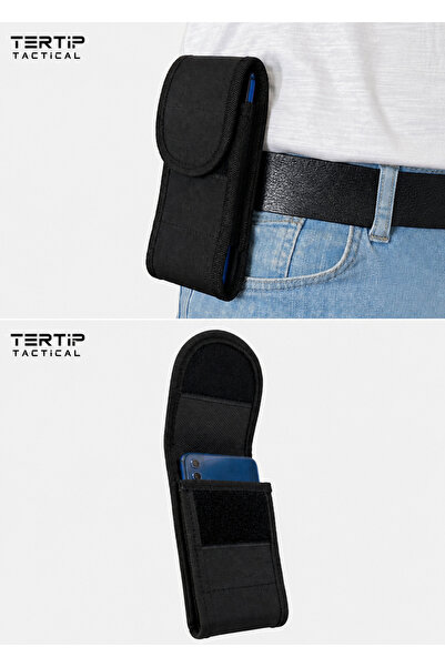 tertip TACTİCAL KEMERE TAKILAN TELEFON KILIFI SİYAH