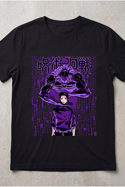 Silkensoul Jujutsu Kaisen Suguru Anime Printed Standard Cut Unisex Tshirt