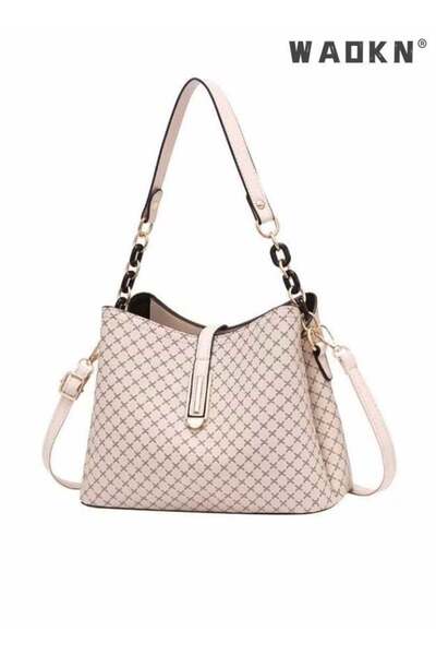 WAOKN Women's Soft Faux Leather Tote Shoulder Bag, PU Leather Handbag Large C...