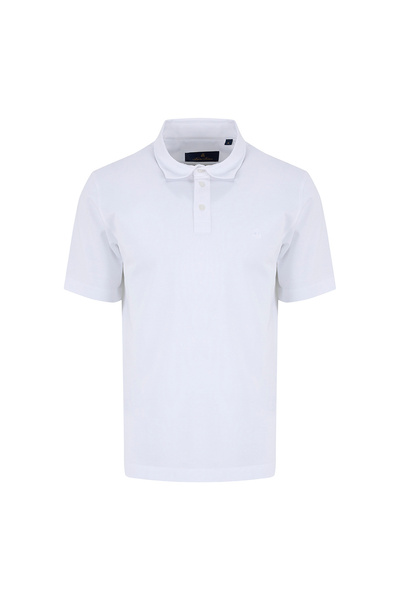 BROOKS BROTHERS Beyaz Erkek T-Shirt BBSS26MTS007