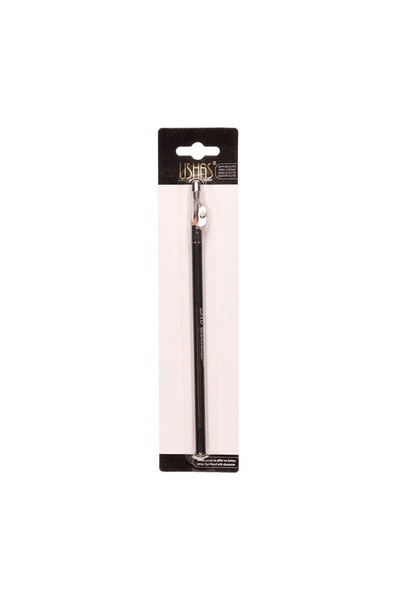 Ushas Creion pentru ochi negru, cu ascuțitoare în capac, 1.6 g – contur preci...
