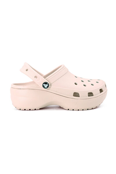 Crocs Classic Platform Clog 206750-6Ur Women's Slippers Beige Juststep