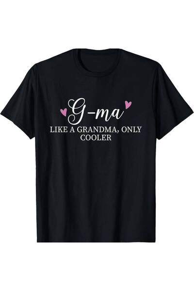 BASEPULSE تي شيرت Like A Grandma Only Cooler Heart Mother's Day G Ma T Shirt،...