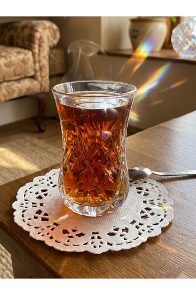 mucit home Dantel Görünümlü Bardak Altlık Sunum Kağıdı 100 lü