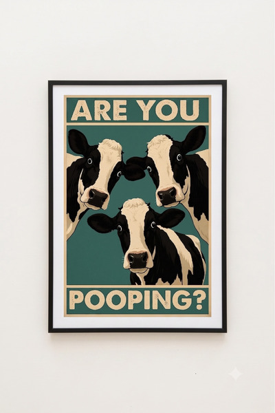 Sekiz8 Poster de pictură minimalist cu ramă neagră - Imprimare digitală MOD-512