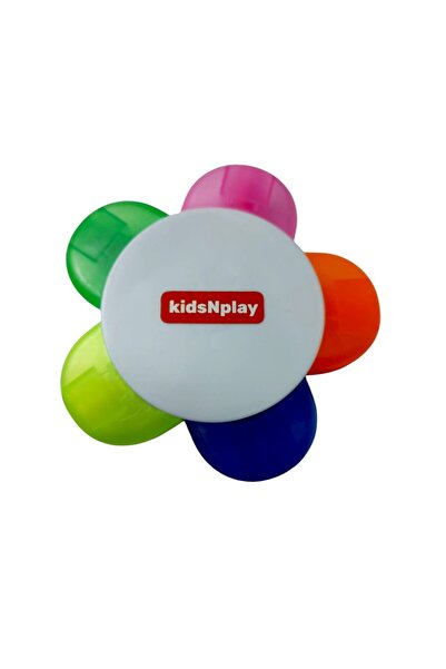 OEM Mini carioca 10 cm, kidsNplay, 5 culori fluorescente, plastic, 03 ani+