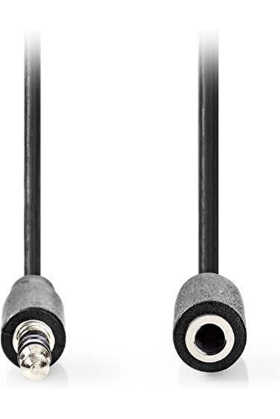Nedis Καλώδιο Jack 3.5mm Αρσενικό σε Θηλυκό Ασημί 2μ