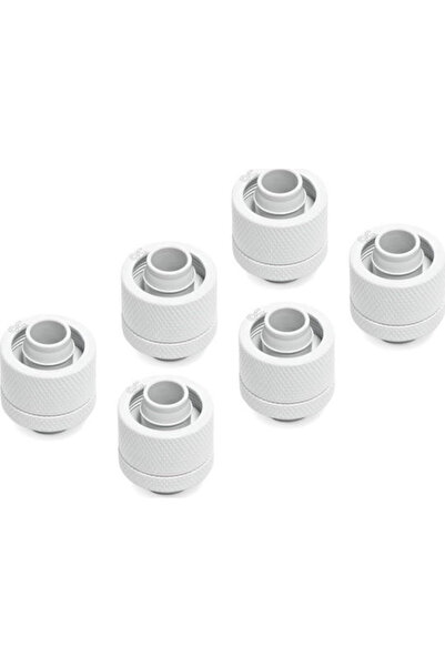 Alphacool Eiszapfen 16/10 mm Conector G1/4 Pachet de 6 Alb