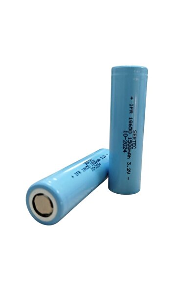 Practika Sertec 3.2V IFR18650 1500mAh LifePO4 Pil 18x65mm Başsız Lityum Demir...