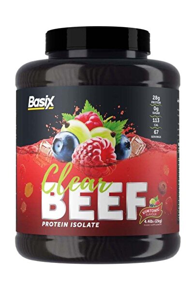 Basix Beef Protein Isolate - - 28g Protein - Vimto Flavor - 2kg