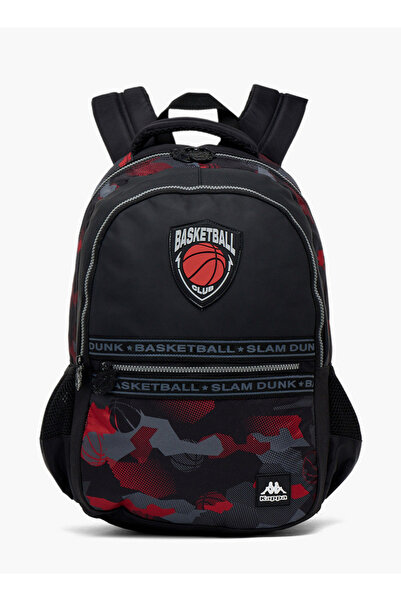 Kappa Soccer Print Backpack for Kids 13+ Years with Cushioned Straps