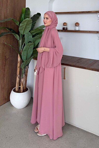 Hazamoda Hürrem Şallı Abaya Powder