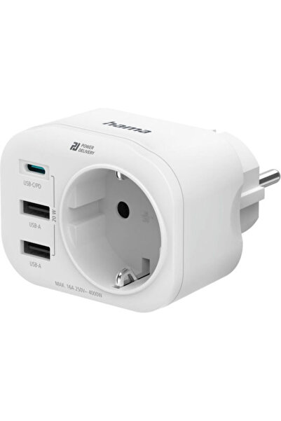 Hama Priză simplă cu 2 USB-A și 4 USB-C Cod: 00223342