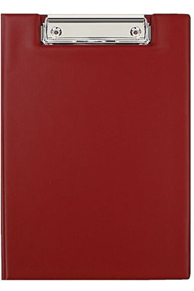 Biurfol Clipboard cu clemă pentru hârtie A5, Bordo, 1 buc.