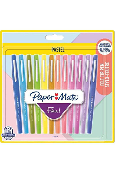Paper-Mate Paper Mate Στυλό Flair 12 Τεμάχια Παστέλ Μ Μπλίστερ 0.7 χιλ. Κωδικ...