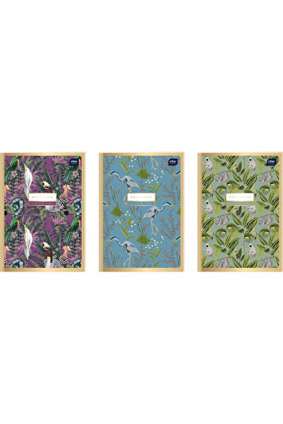 Interdruk Set 5 Caiete 80 de foi A4 cu pătrățele Cod auriu: 381666