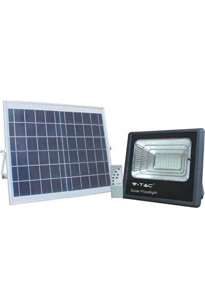 V-TAC Proiector LED solar impermeabil 16W Alb 4000K cu telecomandă IP65 Cod: ...