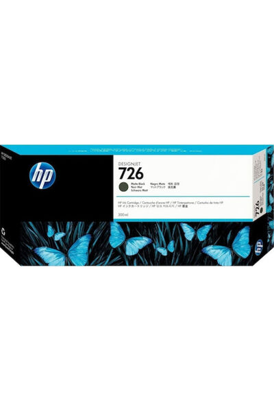 HP 726 Cerneală originală pentru imprimantă InkJet Negru Mat (CH575A)