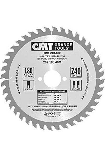 CMT Disc de tăiere pentru lemn, diametru 180mm, 1 bucată