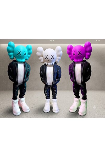 OKO DESİGN Kaws Sokak Tarzı Figürü - Masaüstü Obje - Büyük boy 20 cm 1 Adet