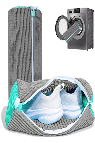 Generic 2PCS Shoe Washing Bag for Washing Machine, Reusable Trainer Washing M...
