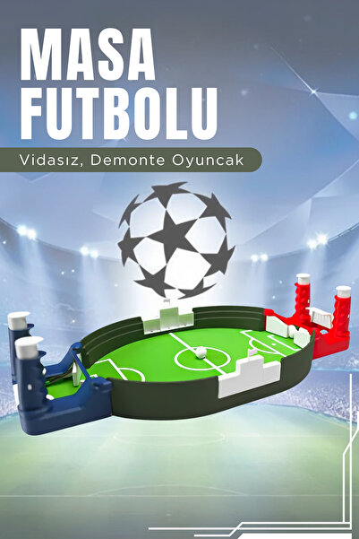 ayvazprinter Masa Futbolu, 25x52x10 cm Boyutlu Eğlenceli Oyuncak