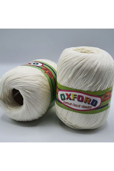 Oxford İplik Pamuk Lase Kırık Beyaz 100 gram