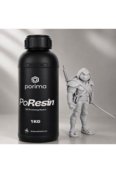 Porima PoResin 3D Printing Beyaz Resin 1 KG – 3D Yazıcı Reçinesi