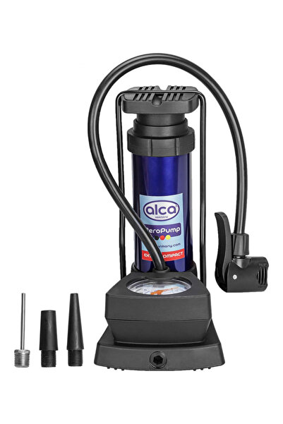 ALCA τρόμπα ποδιού 201300 με μανόμετρο, 160PSI, μπλε