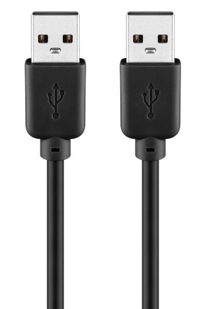 goobay καλώδιο USB 2.0 Type A 93594, copper, 3m, μαύρο