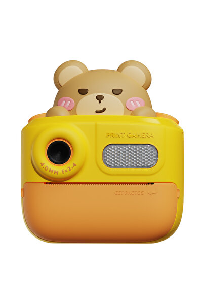OEM WOWKIDS παιδική φωτογραφική μηχανή K64 με εκτυπωτή, 26MP, 2", κίτρινη