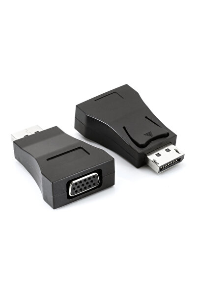 POWERTECH Αντάπτορας DisplayPort (M) σε VGA (F) CAB-DP035, μαύρο
