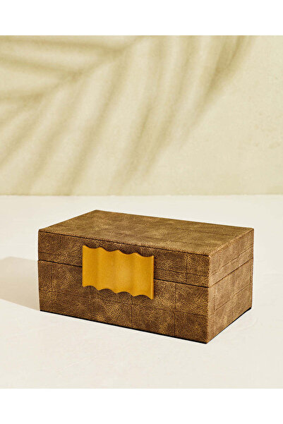 REDTAG Brown Plain Decorative Box