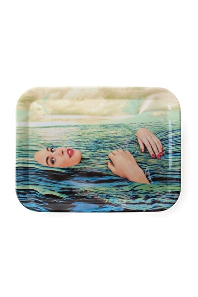SELETTI Δίσκος σερβιρίσματος Seagirl 19031 32x43,5x2cm Πολύχρωμο