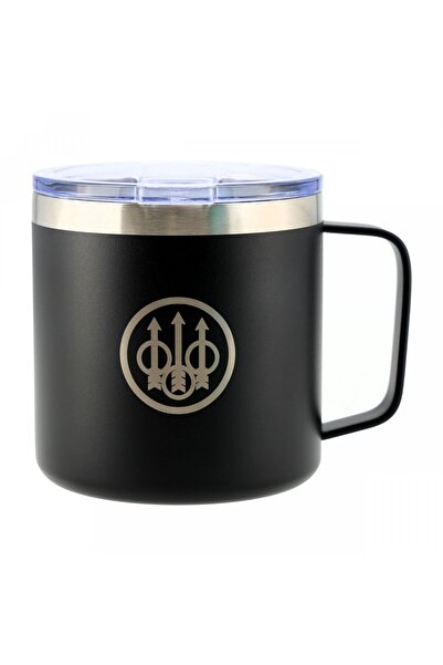 Beretta Cana termos, Beretta, inox, cu capac, 475 ml, negru/argintiu